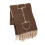 Adamsbro WOOL & CASHMERE THROW BROWN