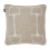 WOOL CASHMERE EQUESTRIAN SQUARED EQUESTRIAN CUSHION BEIGE