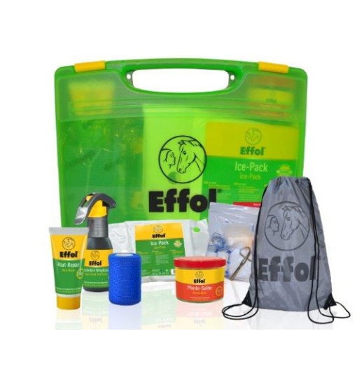 EFFOL FIRST AID KIT FOR HORSE AND RIDER GREEN