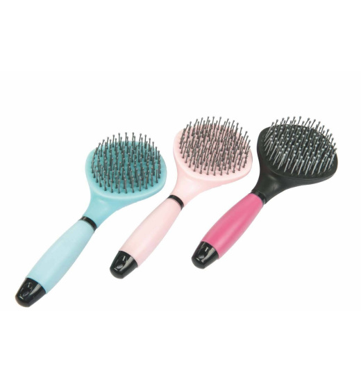 HKM MANE AND TAIL BRUSH WITH GEL HANDLE