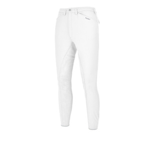 PIKEUR ROSSINI MCCROWN HERRENREITHOSE MIT KNIEBESATZ WEISS