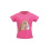 HKM HKM LOLA FLUFFY KIDS' RIDING T-SHIRT WITH HORSE EMBROIDERY PINK