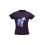 HKM LOLA KIDS' EQUESTRIAN T-SHIRT WITH HOLOGRAPHIC PRINT PURPLE