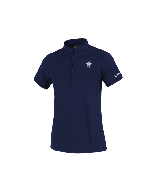 KINGSLAND DOTTIE LADIES' 1/2 ZIP TRAINING SHIRT NAVY