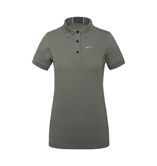 KINGSLAND BRINLEE LADIES' TECH PIQUE RIDING POLO SHIRT GREY