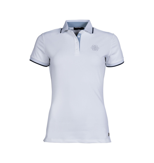 HKM BLOOMSBURY RIDING POLO SHIRT WHITE