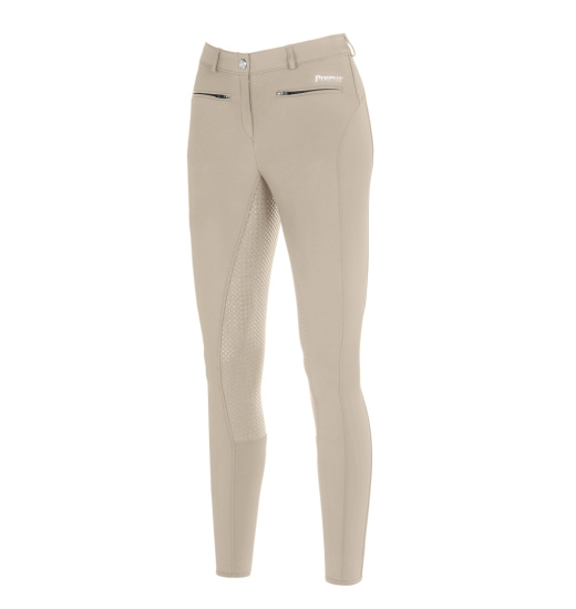 PIKEUR TESSA GR WOMEN'S RIDING BREECHES WITH FULL GRIP CREAM