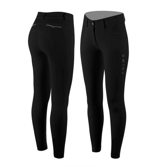 ANIMO NARCISSA WOMEN'S FULL GRIP RIDING BREECHES BLACK