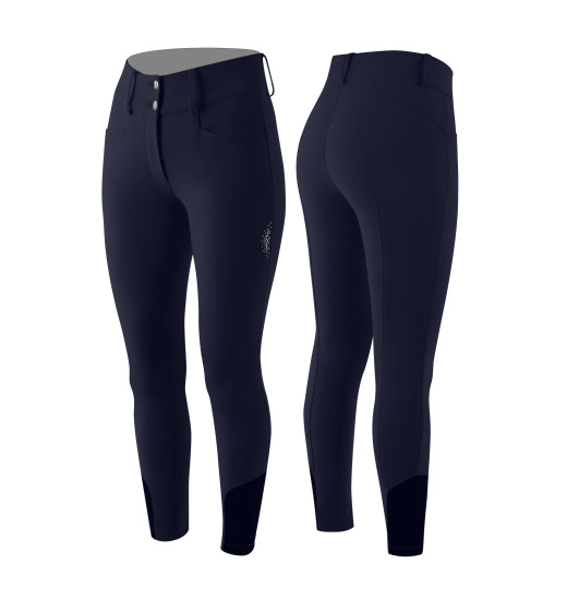 ANIMO NUKA WOMEN'S FULL GRIP RIDING BREECHES NAVY