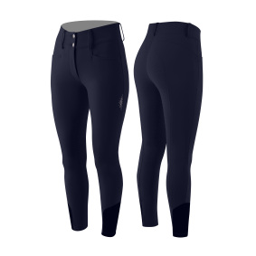 ANIMO NUKA WOMEN'S FULL GRIP RIDING BREECHES NAVY