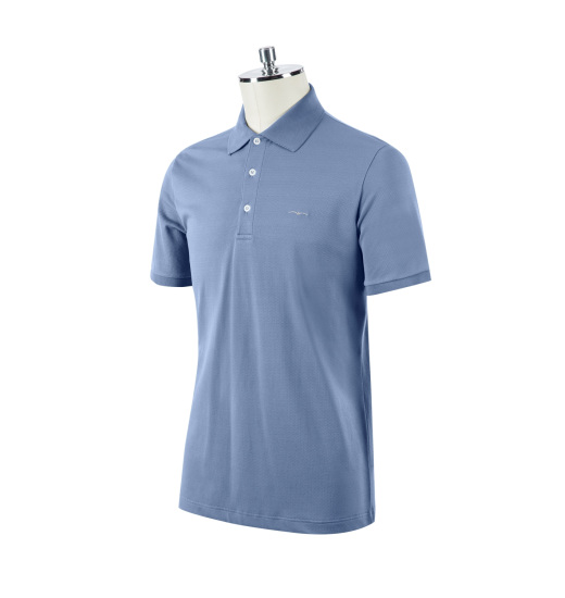 ANIMO AMALFI MEN'S RIDING POLO SHIRT TURQUOISE