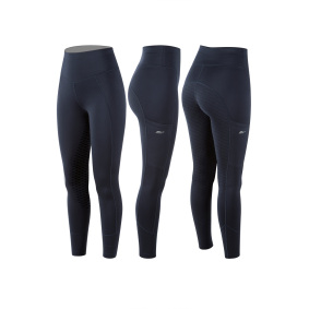 ANNA SCARPATI SISCO LEGGINSY GRANATOWE JEŹDZIECKIE Z PEŁNYM LEJEM DAMSKIE