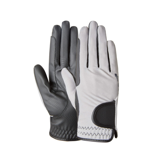 Horze ISA Women's Summer Riding Gloves Grey 8