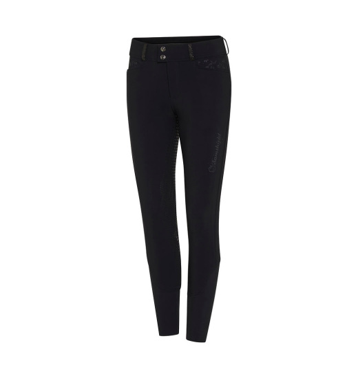 SAMSHIELD SELLIA WOMEN'S RIDING BREECHES WITH FULL GRIP BLACK