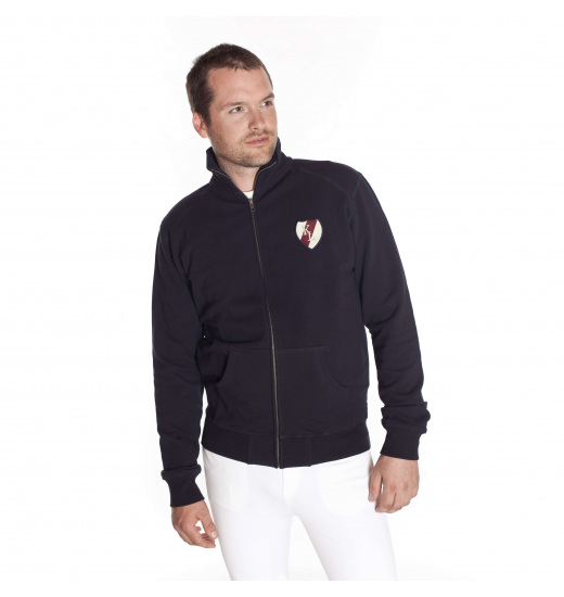 KINGSLAND COLLEGE CLASSIC SWEAT JACKET - 1 in category: Riding sweatshirts & jumpers for horse riding