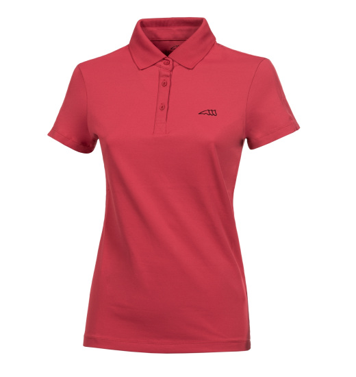 EQUILINE CAUDIEC WOMEN'S RIDING POLO SHIRT RED