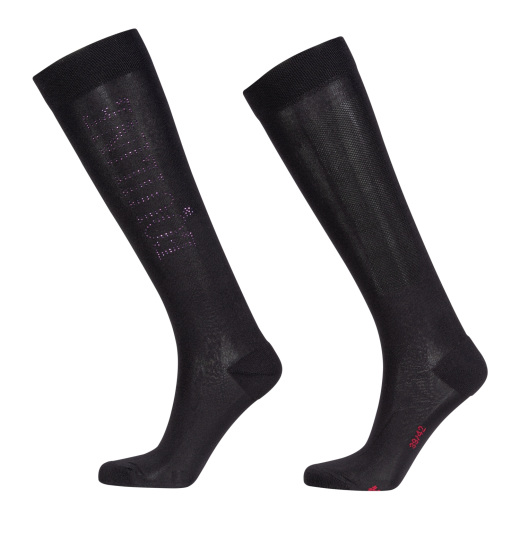 EQUILINE GIORG WOMEN'S RIDING SOCKS BLACK