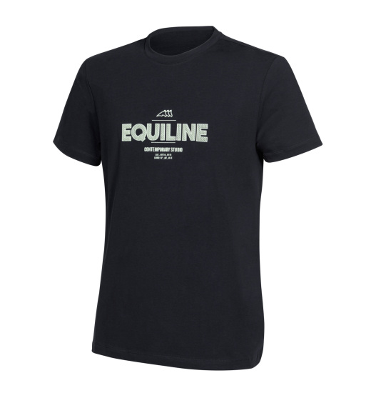 EQUILINE CEBAC MEN'S RIDING T-SHIRT BLACK