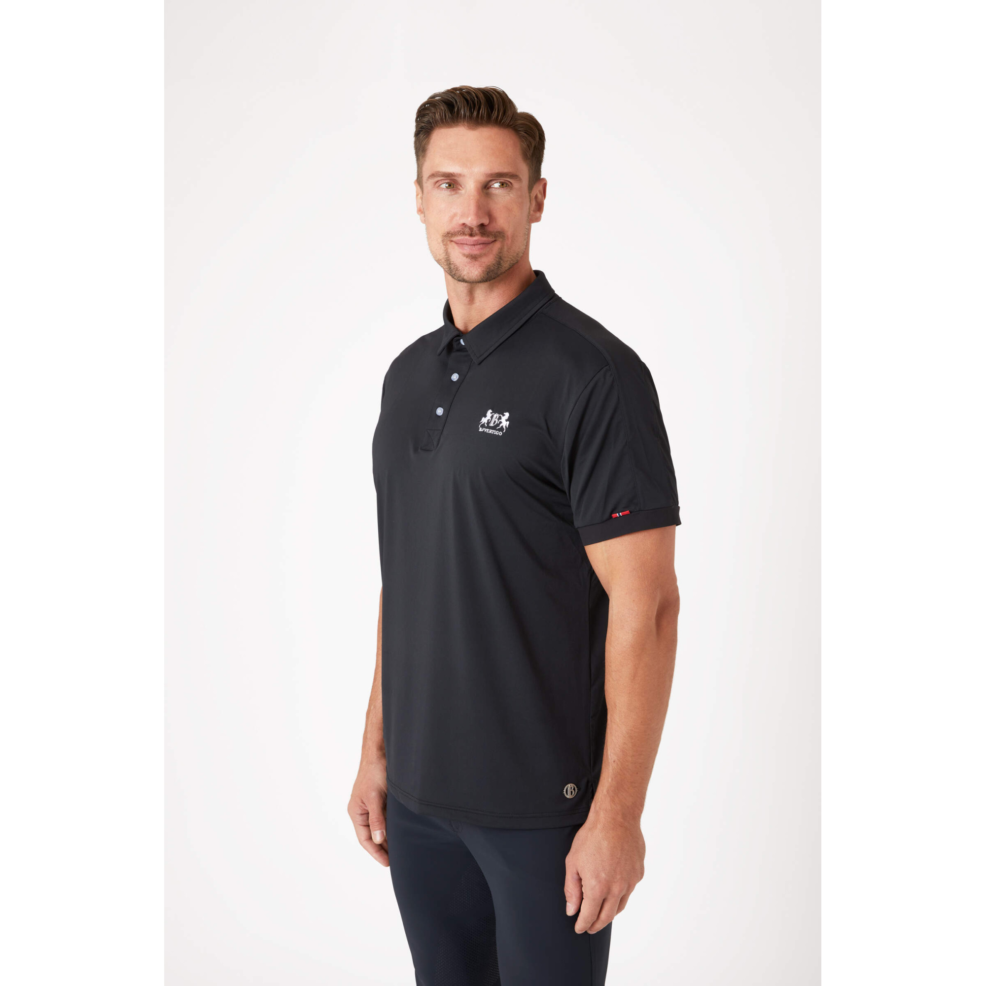 B VERTIGO FLYNN MEN'S TECHNICAL POLO SHIRT - EQUISHOP Equestrian Shop