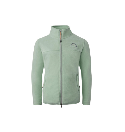 HORZE SADIE KIDS' FLEECE RIDING JACKET SAGE GREEN