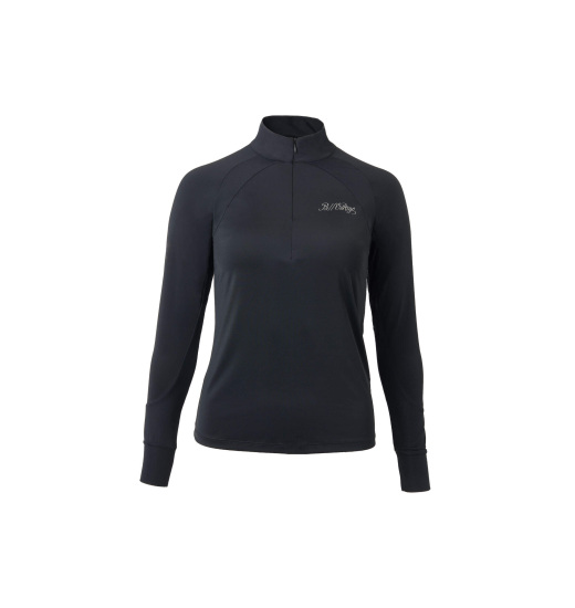 B VERTIGO NANCY WOMEN'S EQUESTRIAN TRAINING SHIRT WITH LONG SLEEVES GRAPHITE