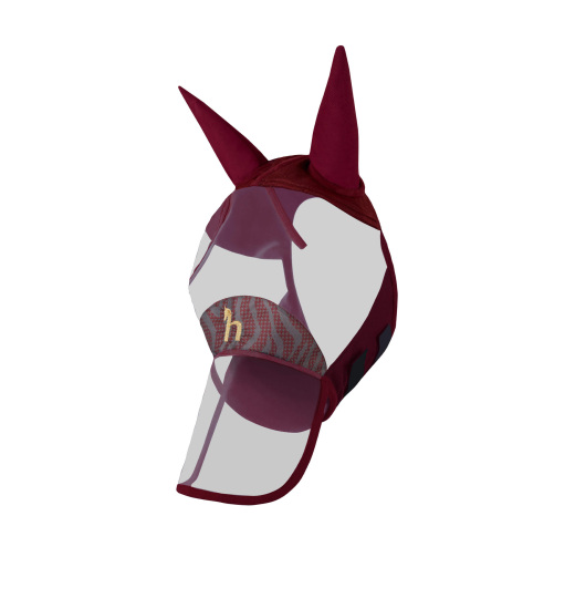 HORZE KENYA HORSE MASK AGAINST INSECTS MAROON