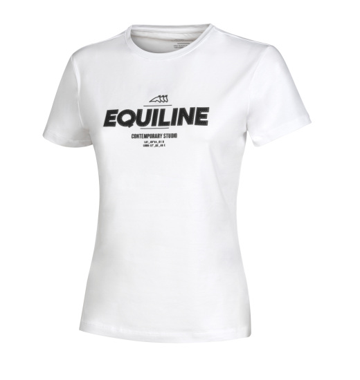 EQUILINE CHLOEC WOMEN'S RIDING T-SHIRT WHITE