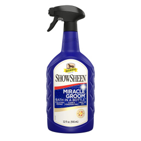 ABSORBINE PREPARAT DO SIERŚCI SHOWSHEEN MIRACLE GROOM 946 ML - 1 w kategorii: Szampony dla koni do jazdy konnej
