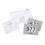 Eskadron ESKADRON GLITTER EQUESTRIAN START NUMBER SET PLATINUM PURE GREY