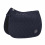 Eskadron ESKADRON HIGHGLOSS PEACOCK EQUESTRIAN SADDLE PAD PLATINUM PURE NAVY