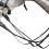 Prestige Italia PRESTIGE ITALIA E136 13MM THIN DRESSAGE LEATHER REINS FOR E158 BRIDLE