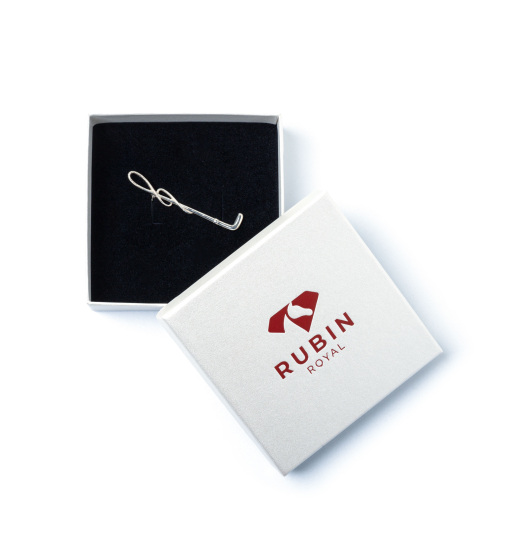 Rubin Royal RUBIN ROYAL EZÜST LOVAS BROSS FUTÓSZÁRAZÓ OSTOR FORMÁJÁBAN 925