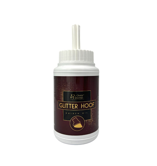 OVER HORSE GLITTER HOOF OIL GOLDEN