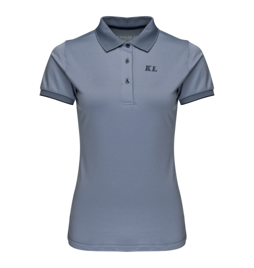 KINGSLAND CADENCE LADIES' TECH PIQUE POLO SHIRT DOVE BLUE