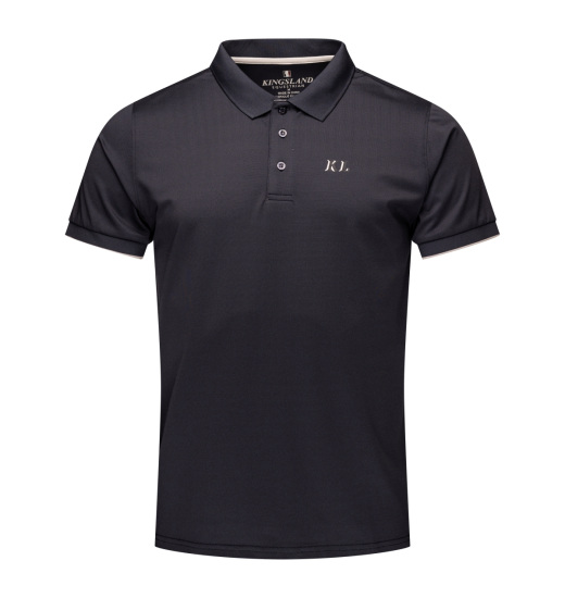 KINGSLAND CHARLIE MEN'S TECH PIQUE POLO SHIRT