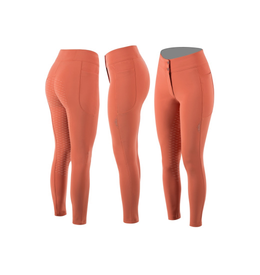 ANIMO NUVELIN WOMEN'S FULL GRIP RIDING BREECHES ORANGE