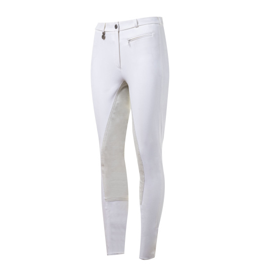 PIKEUR LUGANA WOMEN'S BREECHES WITH FULL GRIP MCCROWN WHITE