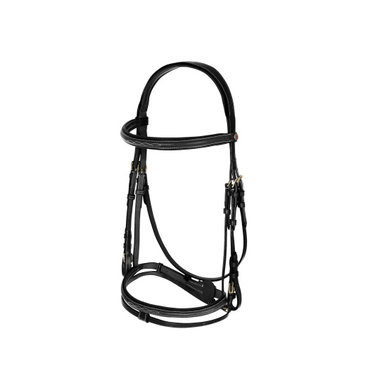 HORZE CONSTANCE PADDED FLASH BRIDLE