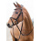 HORZE CONSTANCE PADDED FLASH BRIDLE