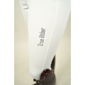 TRUE RIDER TECHLINE WOMEN'S FULL GRIP RIDING BREECHES WHITE