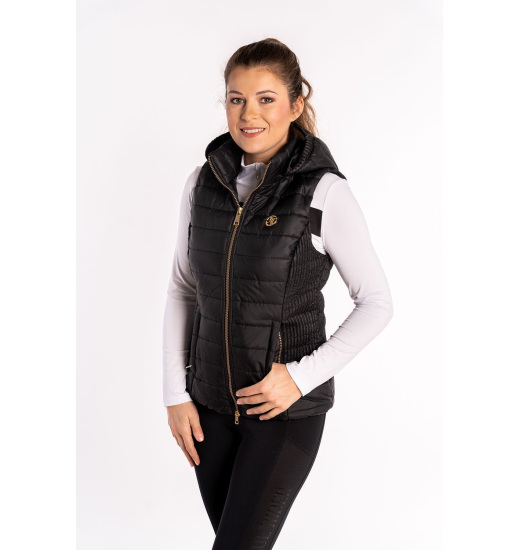 TRUE RIDER CLASSIC ELEGANCE WOMEN'S EQUESTRIAN VEST BLACK