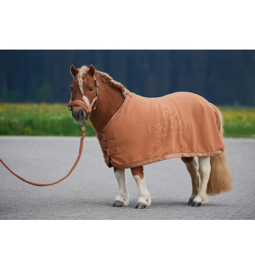 ESKADRON FLEECE STAMP SHETTY HORSE SWEAT RUG PLATINUM