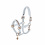 Eskadron ESKADRON DOUBLE PIN VELVET JEWEL HEADCOLLAR PLATINUM