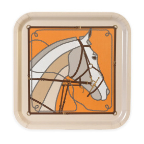 ADAMSBRO WOODEN TRAY PINOULT ORANGE