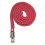 HKM STAR HORSE LEADING ROPE WITH PANIC HOOK MAROON
