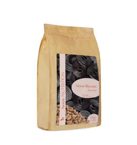 HORZE BISCUITS FOR HORSES LICORICE 1KG