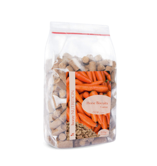 HORZE BISCUITS FOR HORSES CARROT 2,5KG