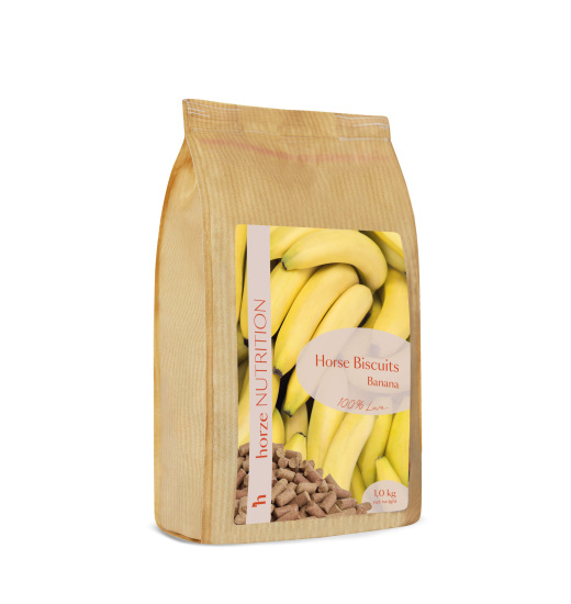 HORZE BISCUITS FOR HORSES BANANA 1KG