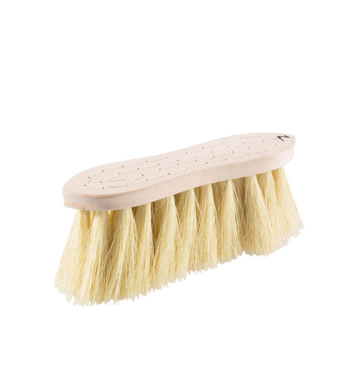 HORZE WOOD BACK FIRM BRUSH WITH NATURAL BRISTLES 8CM