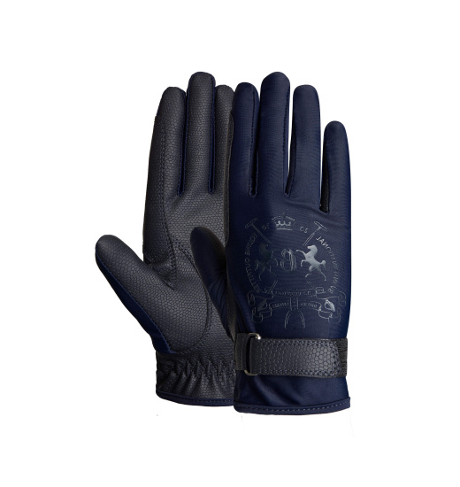 B VERTIGO LAIA WOMEN'S RIDING GLOVES WITH LOGO PRINT